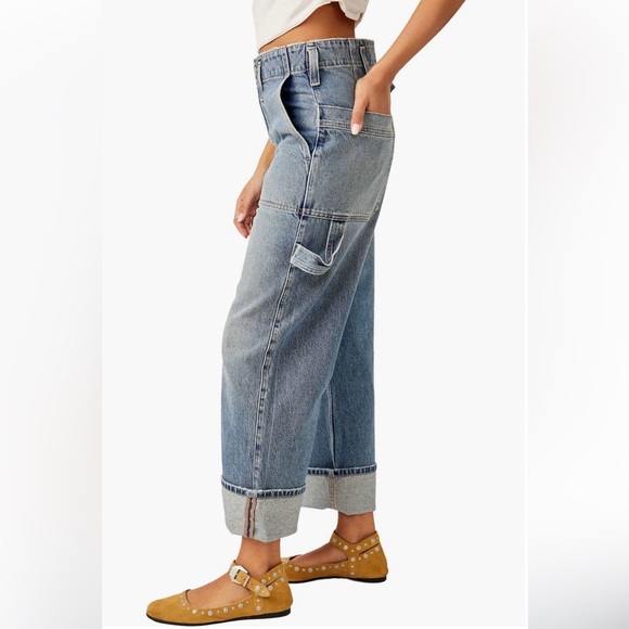 We The Free Major Leagues Wide Leg Crop Jeans - Picture 3 of 11